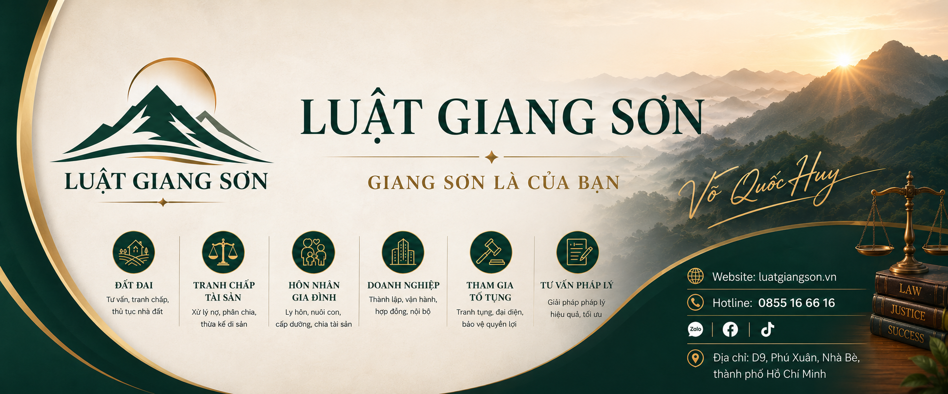 Văn phòng Luật Giang Sơn - Dịch vụ pháp lý